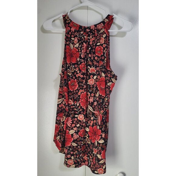 ROSE + OLIVE Women's SZ LG Floral Tank Top Blouse - Picture 3 of 8